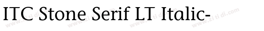 ITC Stone Serif LT Italic字体转换 ITC Stone Serif LT Italic字体转换